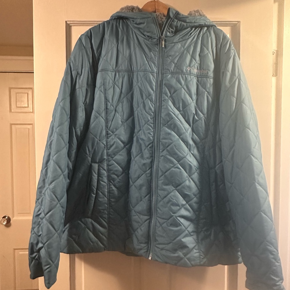 Columbia Women's Blue Quilted Puffer Jacket